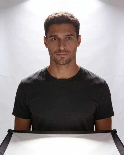 Marco, avatar de muestra, clásico, fondo blanco. Imagen generada con IA.